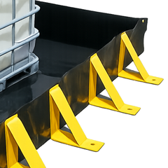 2.4 x 2.4m 1700L Collapsible PVC Spill Bund - ExoGuard