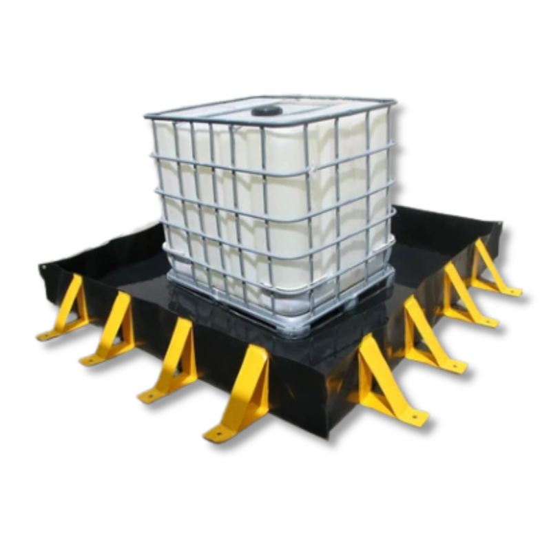 2.4 x 2.4m 1700L Collapsible PVC Spill Bund - ExoGuard