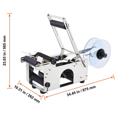 20-50 Bottles/Min Semi Automatic Bottle Labelling Machine