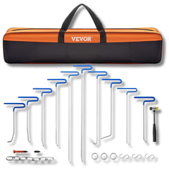 20 Piece Paintless Dent Removal Rod Kit Stainless Steel-Hammerox Industrial