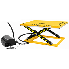 2000kg Low Profile Lift Table with Ramp-Hammerox Industrial