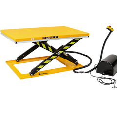 2000kg Low Profile Lift Table with Ramp-Hammerox Industrial