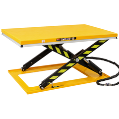2000kg Low Profile Lift Table with Ramp-Hammerox Industrial