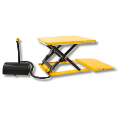 2000kg Low Profile Lift Table with Ramp-Hammerox Industrial
