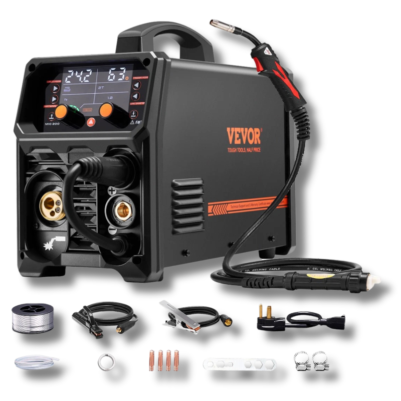 200A MIG Welder 4 In 1 Gas MIG Flux Core Stick Lift TIG-Hammerox Industrial