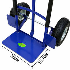 200kg Heavy Duty Hand Trolley with PU Wheels