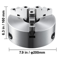 200mm 3 Jaw Self Centering Lathe Chuck
