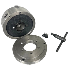 200mm 4 Jaw Self Centering Lathe Chuck with D1-6 Back Plate