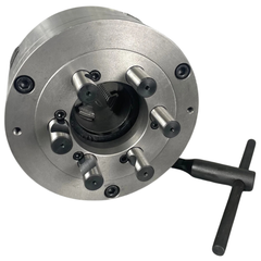 200mm 4 Jaw Self Centering Lathe Chuck with D1-6 Back Plate