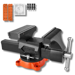 203mm Bench Vice Heavy Duty Swivel Base-Hammerox Industrial