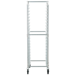 20 Sheet Commercial Bun Pan Rack Aluminium with Brake Wheels