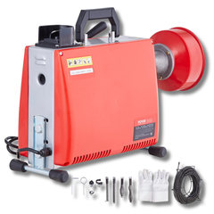 20m x 5/8" 250W Drain Cleaner Machine Manual Feed