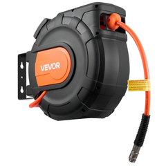 20m x 9.5mm Retractable Air Hose Reel PVC Hose 300PSI