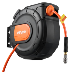 20m x 9.5mm Retractable Air Hose Reel PVC Hose 300PSI
