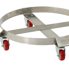 210L Stainless Steel Drum Dolly-Hammerox Industrial