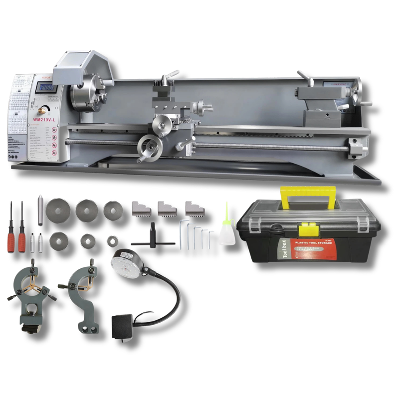 210x750mm Metal Lathe 50-2500RPM Variable Speed-Hammerox Industrial
