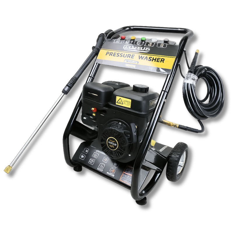 2200PSI 6.5HP Petrol High Pressure Washer with Hose & Spray Gun-Hammerox Industrial