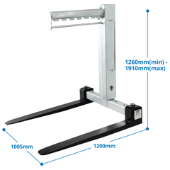 2200kg Adjustable Pallet Hook-Hammerox Industrial