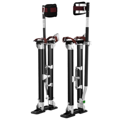 24"-40" Adjustable Aluminium Drywall Stilts - Black
