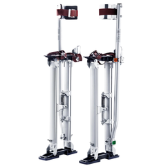 24"-40" Adjustable Aluminium Drywall Stilts - Silver