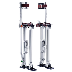 24"-40" Adjustable Aluminium Drywall Stilts - Silver