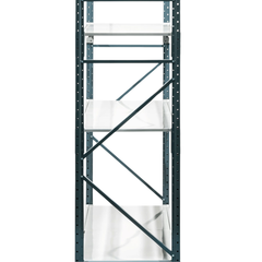 2400 x 1200 x 600mm Heavy Duty Steel Longspan Shelving-Hammerox Industrial
