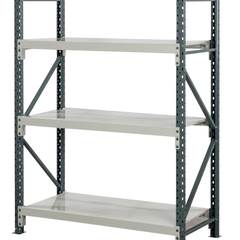 2400 x 1200 x 600mm Heavy Duty Steel Longspan Shelving-Hammerox Industrial