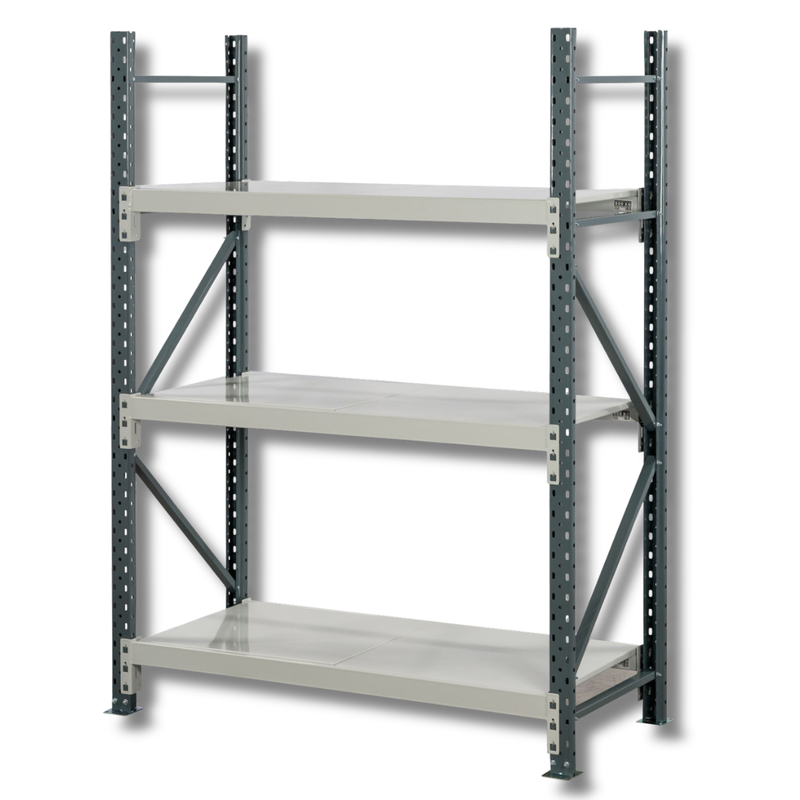 2400 x 1200 x 900mm Heavy Duty Steel Longspan Shelving-Hammerox Industrial