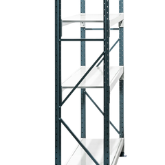 2400 x 1800 x 450mm Heavy Duty Steel Longspan Shelving-Hammerox Industrial