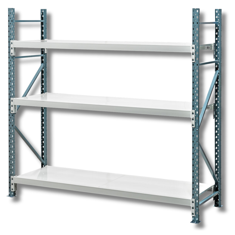 2400 x 1800 x 600mm Heavy Duty Steel Longspan Shelving-Hammerox Industrial
