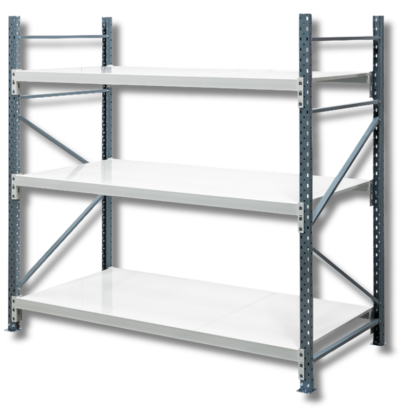 2400 x 1800 x 900mm Heavy Duty Steel Longspan Shelving-Hammerox Industrial