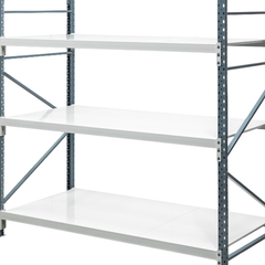 2400 x 2400 x 900mm Heavy Duty Steel Longspan Shelving-Hammerox Industrial