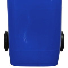 240L Blue Plastic Wheelie Bin 580 x 730 x 1080mm-Hammerox Industrial