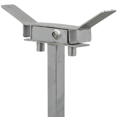 240L Double Wheelie Bin Stand with Base Plate-Hammerox Industrial