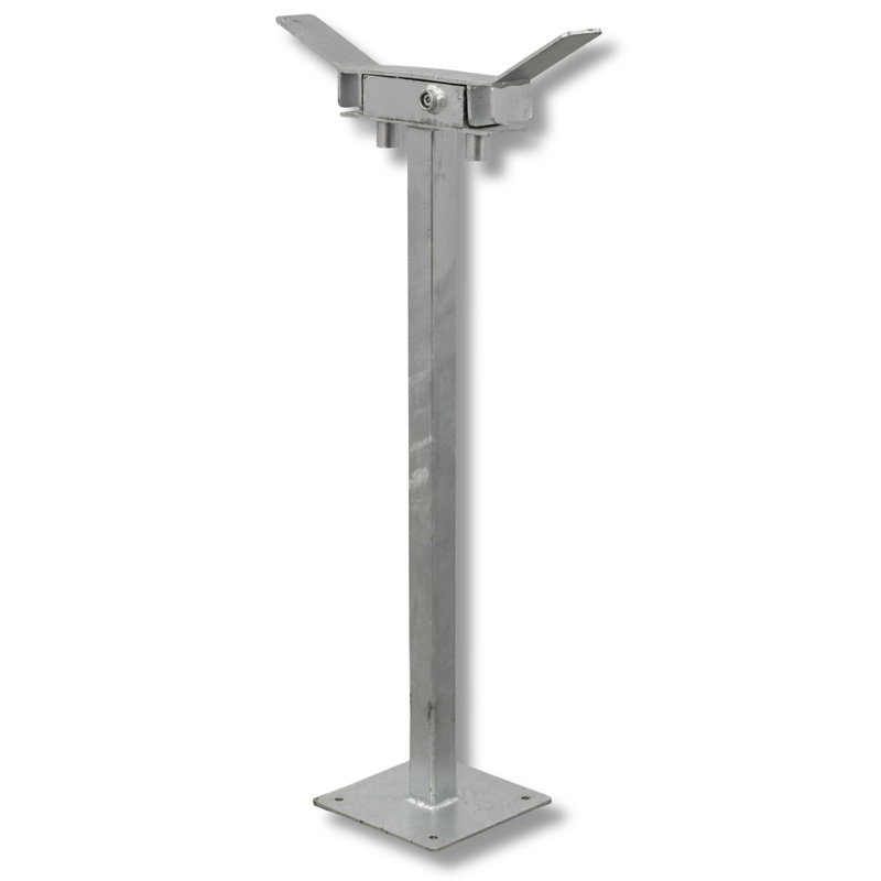 240L Double Wheelie Bin Stand with Base Plate-Hammerox Industrial