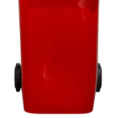240L Red Plastic Wheelie Bin 580 x 730 x 1080mm-Hammerox Industrial