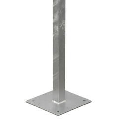 240L Single Wheelie Bin Stand with Base Plate-Hammerox Industrial