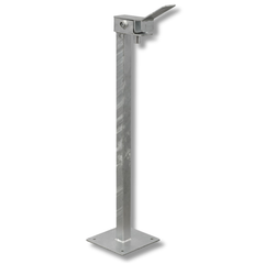 240L Single Wheelie Bin Stand with Base Plate-Hammerox Industrial