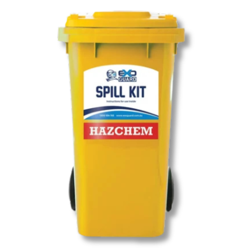 240L Hazchem Wheelie Bin Spill Kit - Industro