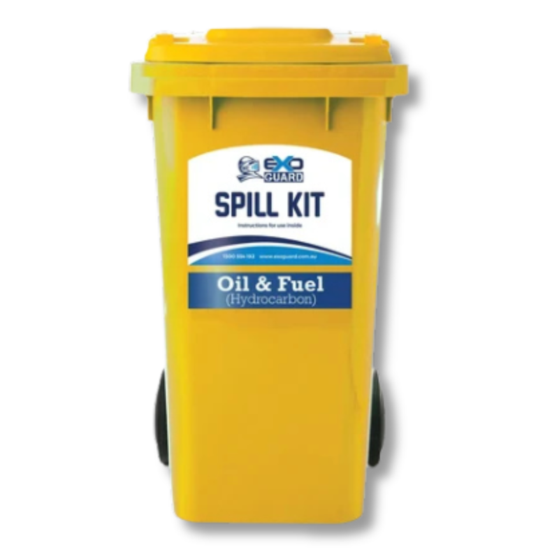240L Oil & Fuel Wheelie Bin Spill Kit