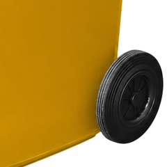 240L Yellow Wheelie Bin