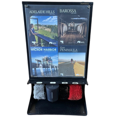 240V Commercial Automatic Shoe Shine Machine with Advertising Display-Hammerox Industrial