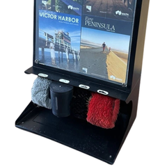 240V Commercial Automatic Shoe Shine Machine with Advertising Display-Hammerox Industrial