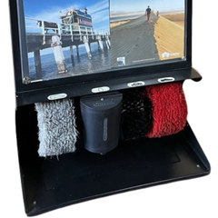 240V Commercial Automatic Shoe Shine Machine with Advertising Display-Hammerox Industrial