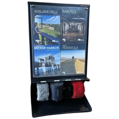 240V Commercial Automatic Shoe Shine Machine with Advertising Display-Hammerox Industrial