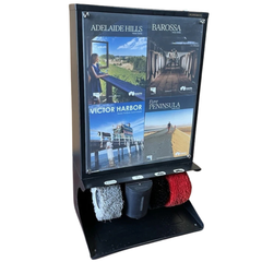 240V Commercial Automatic Shoe Shine Machine with Advertising Display-Hammerox Industrial