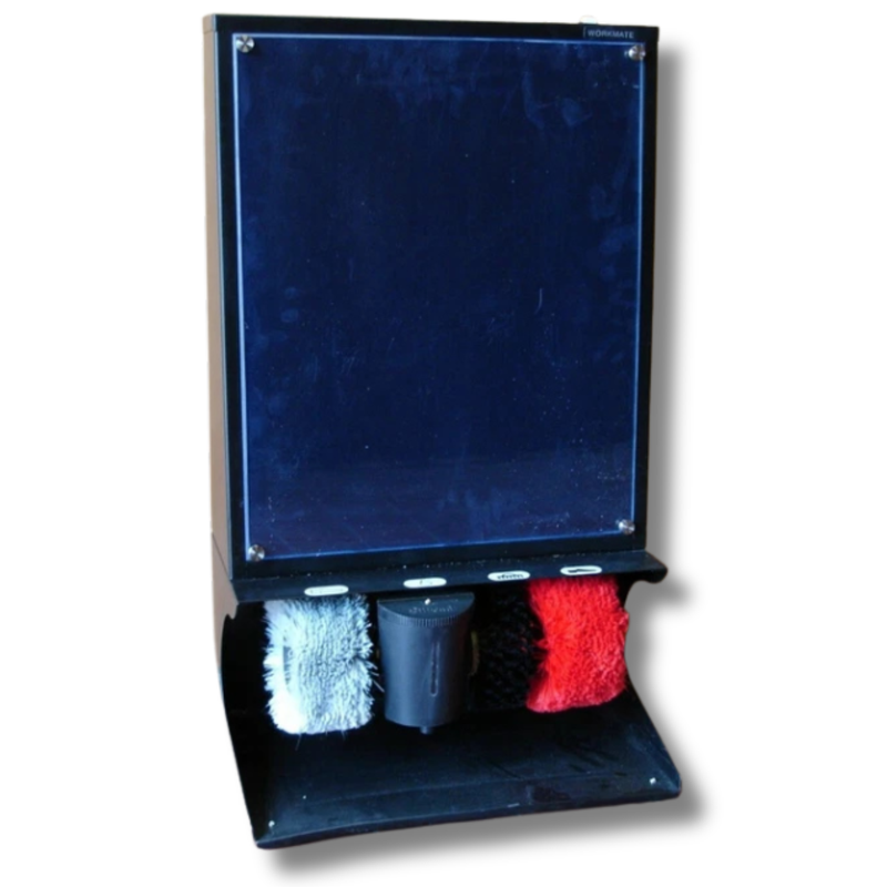 240V Commercial Automatic Shoe Shine Machine with Advertising Display-Hammerox Industrial
