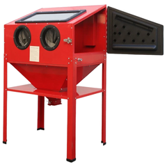 240V 80PSI Upright Sandblasting Cabinet Bead Blaster
