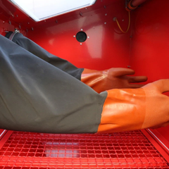 240V 80PSI Upright Sandblasting Cabinet Bead Blaster