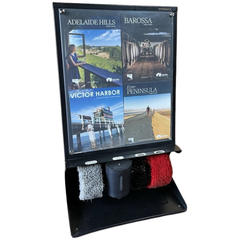 240V Commercial Automatic Shoe Shine Machine with Advertising Display